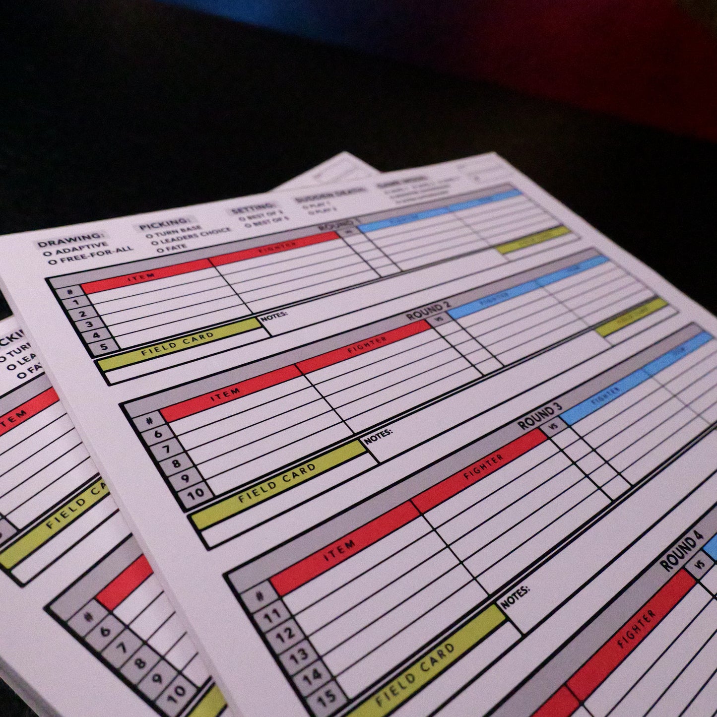 Badobox Official Scorebook